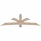Ekena Millwork Davenport Smooth Timber Gable Bracket, Douglas Fir, 96"W x 28"H x 3 1/2"D x 5 1/2"F, 7/12 Pitch GBW096X28X0406DAV00SDF - alternate 1